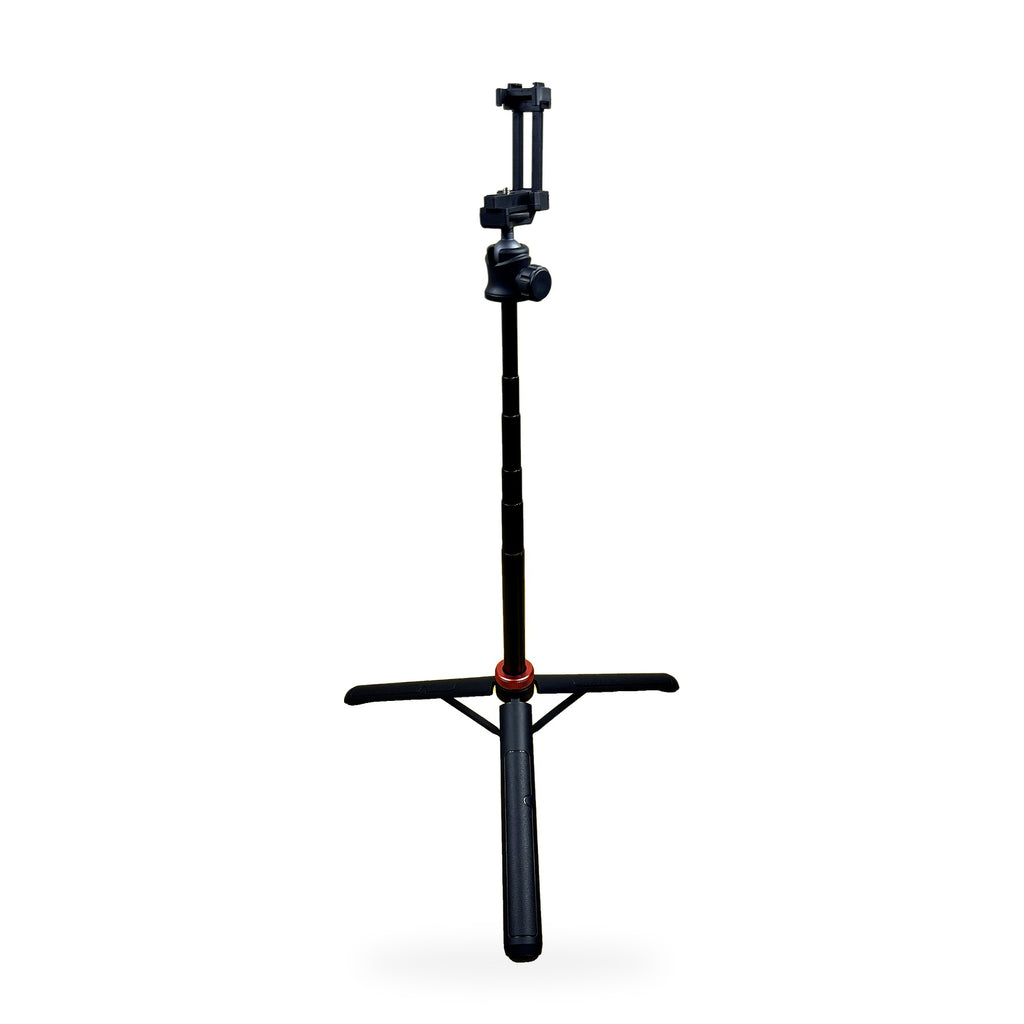 JM-33 tripod extended with legs spread low