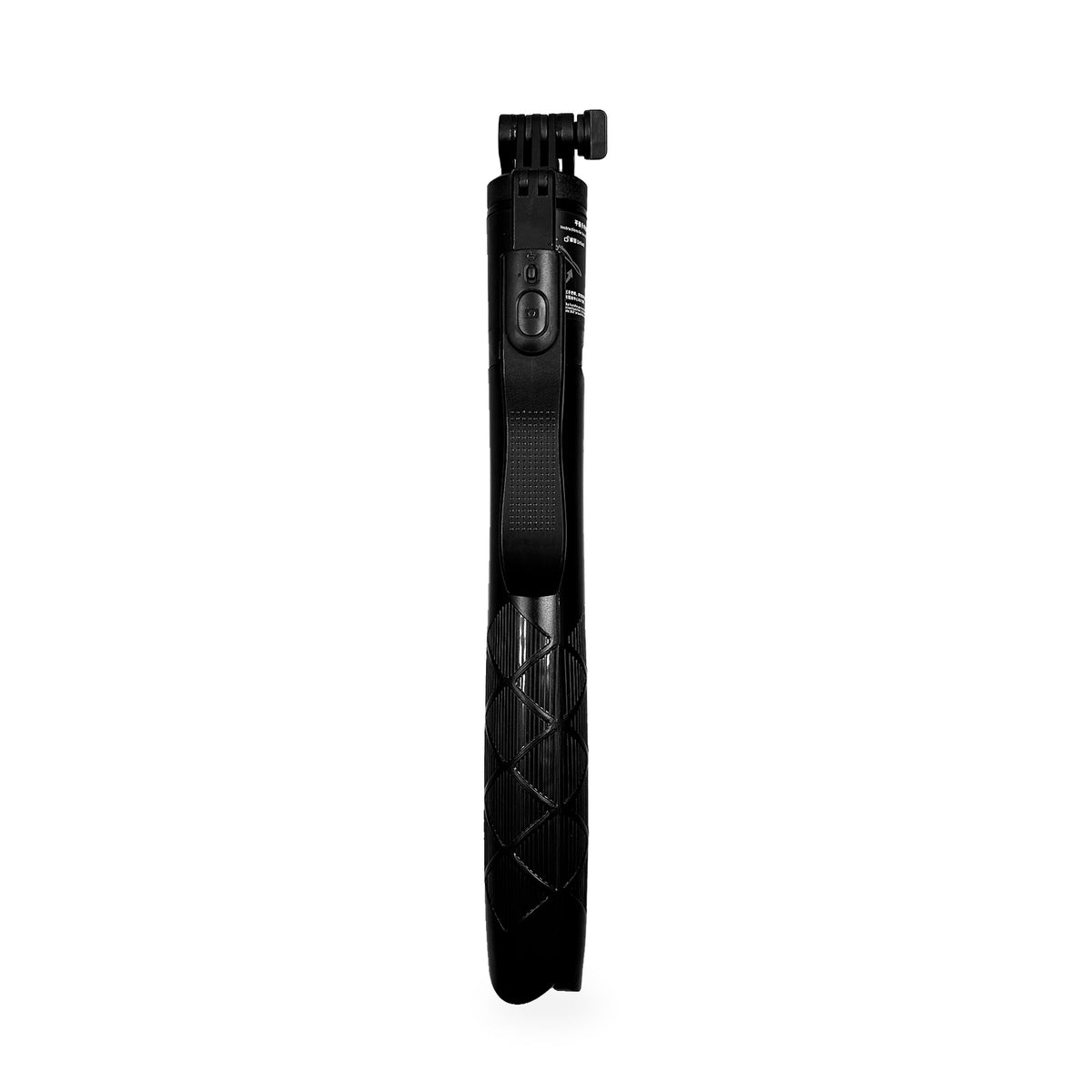 L16 selfie stick folded with Bluetooth remote