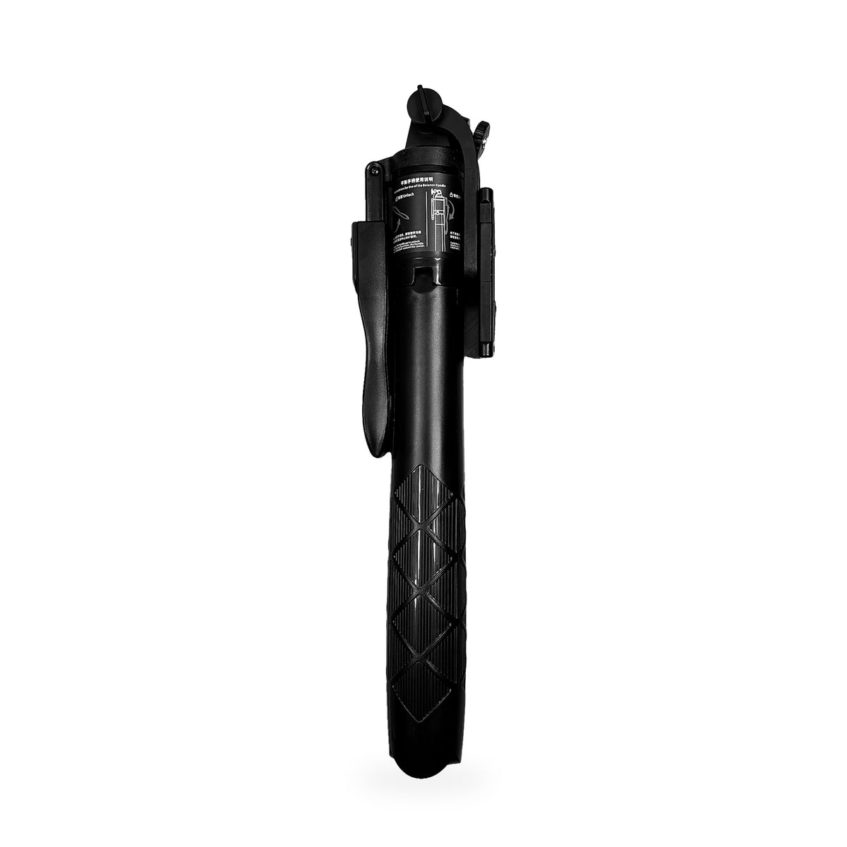 L16 selfie stick folded, side view