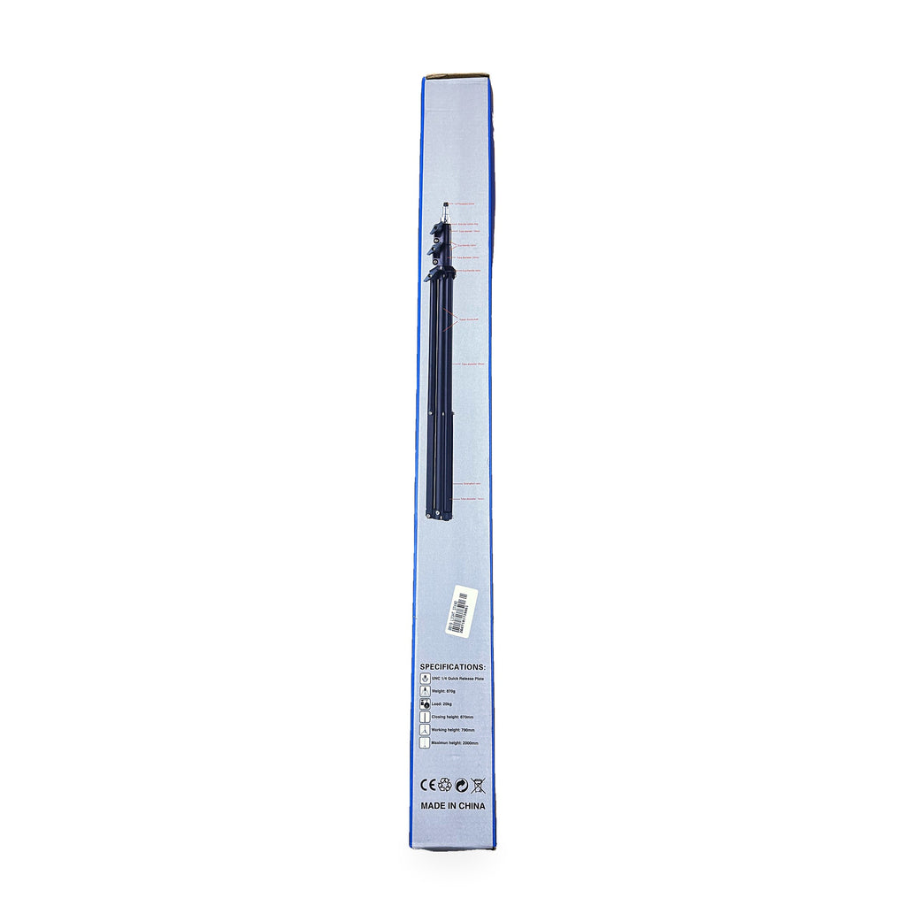 8819 Light Stand box back with specifications