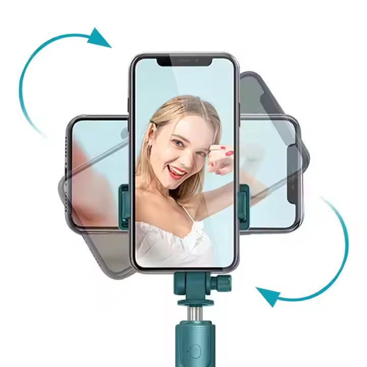 Bluetooth selfie stick tripod, view 3