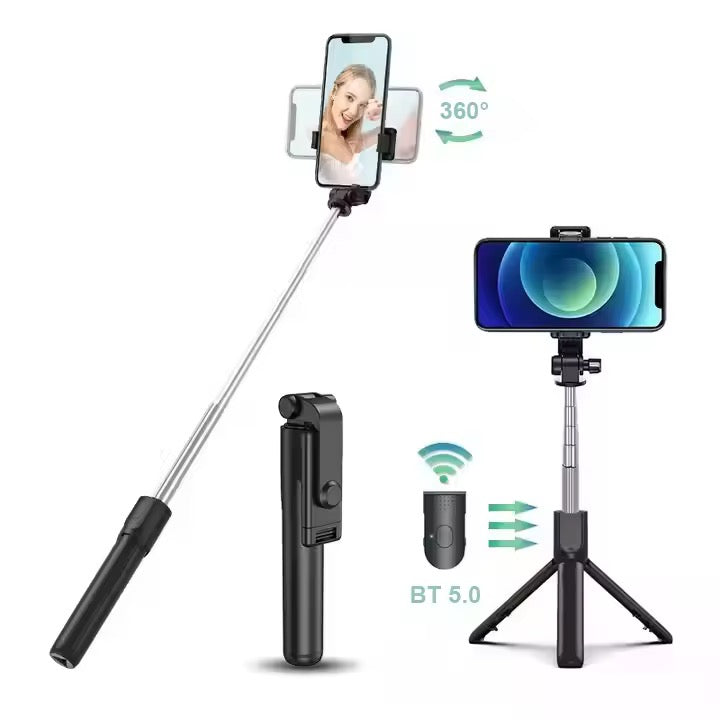 Bluetooth selfie stick tripod, view 5